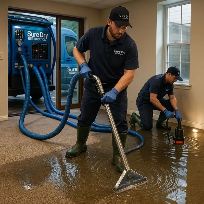 Water Extraction and Removal process in Redfield, AR